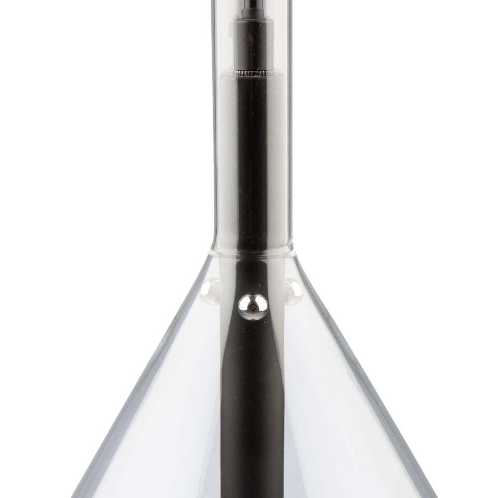 Conic 1 Light Pendant Black