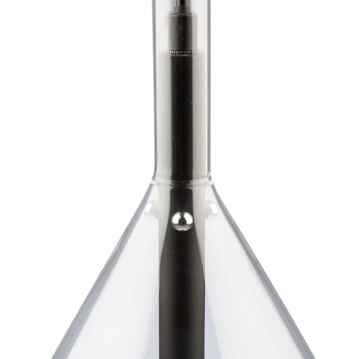 Conic 1 Light Pendant Black