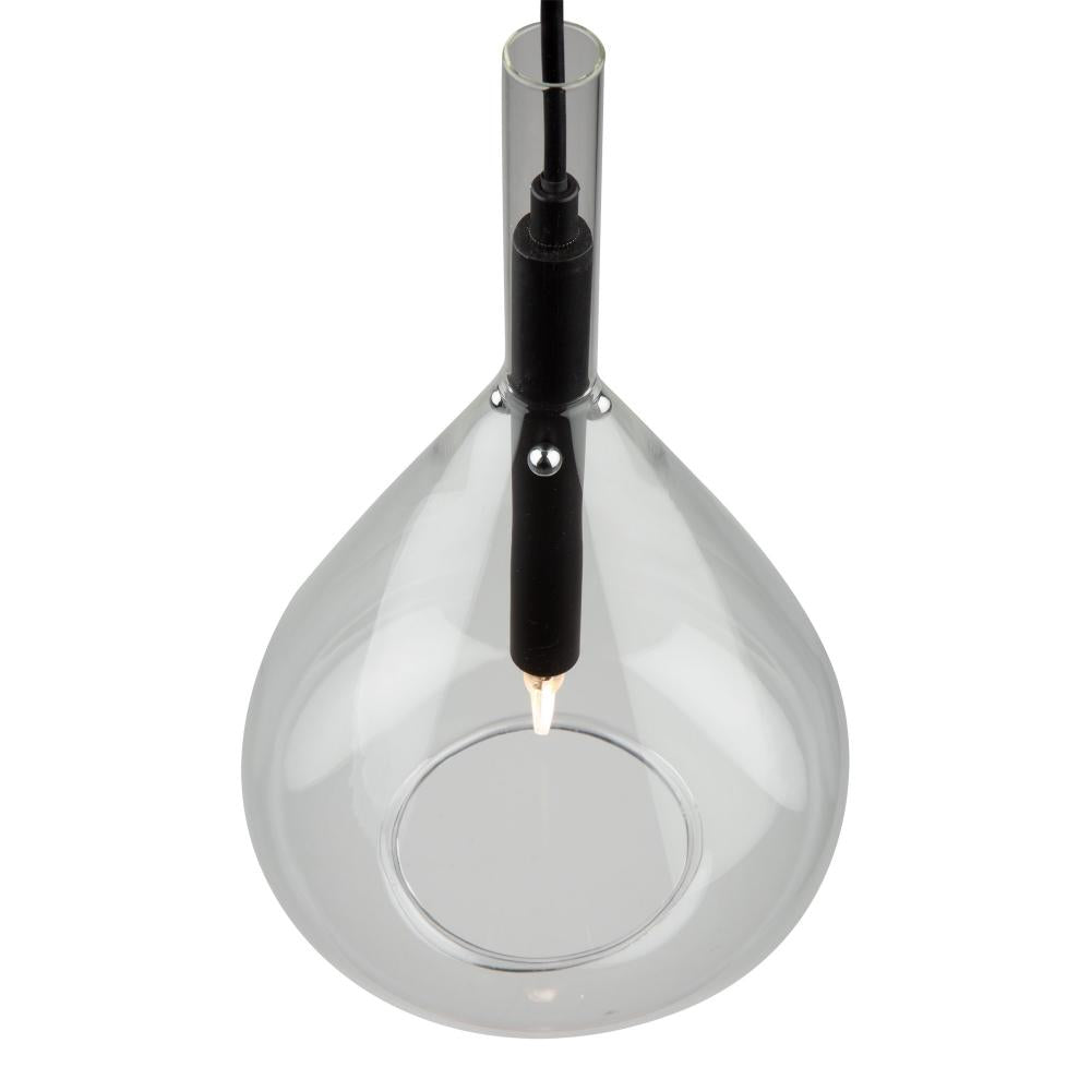 Conic 1 Light Pendant Black