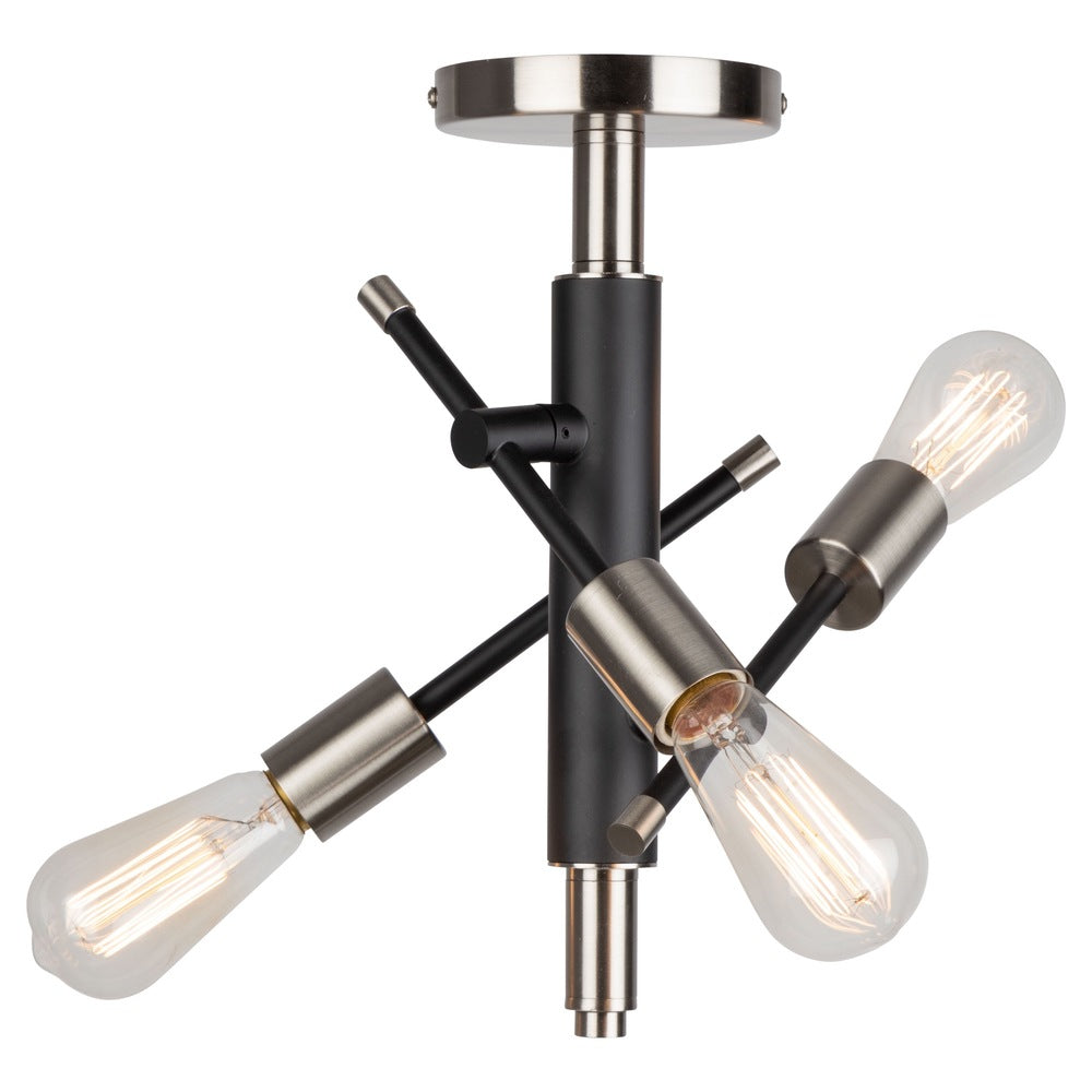 Truro 3 Light Semi-Flush Mount