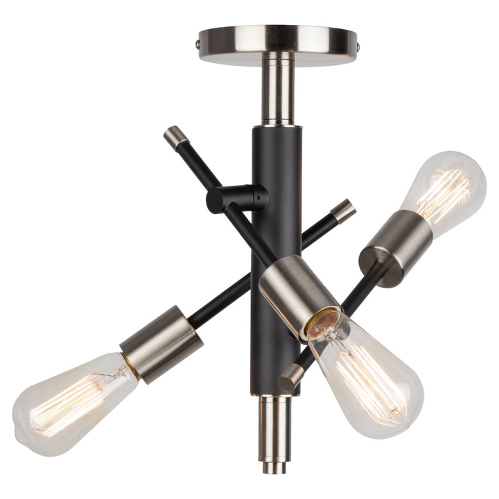 Truro 3 Light Semi-Flush Mount