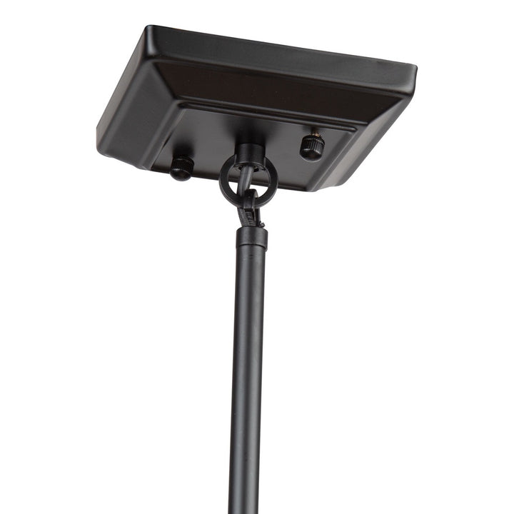 Sunburst 12 Light Chandelier (Matte Black & Chrome)