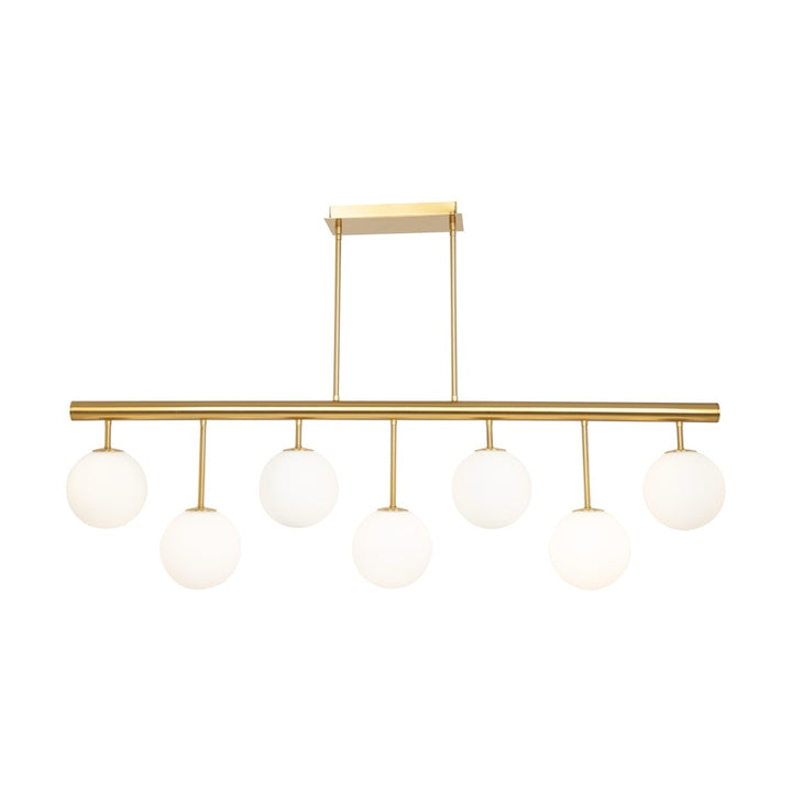 Aurelia Collection 7-Light Island/Pool Table Brass