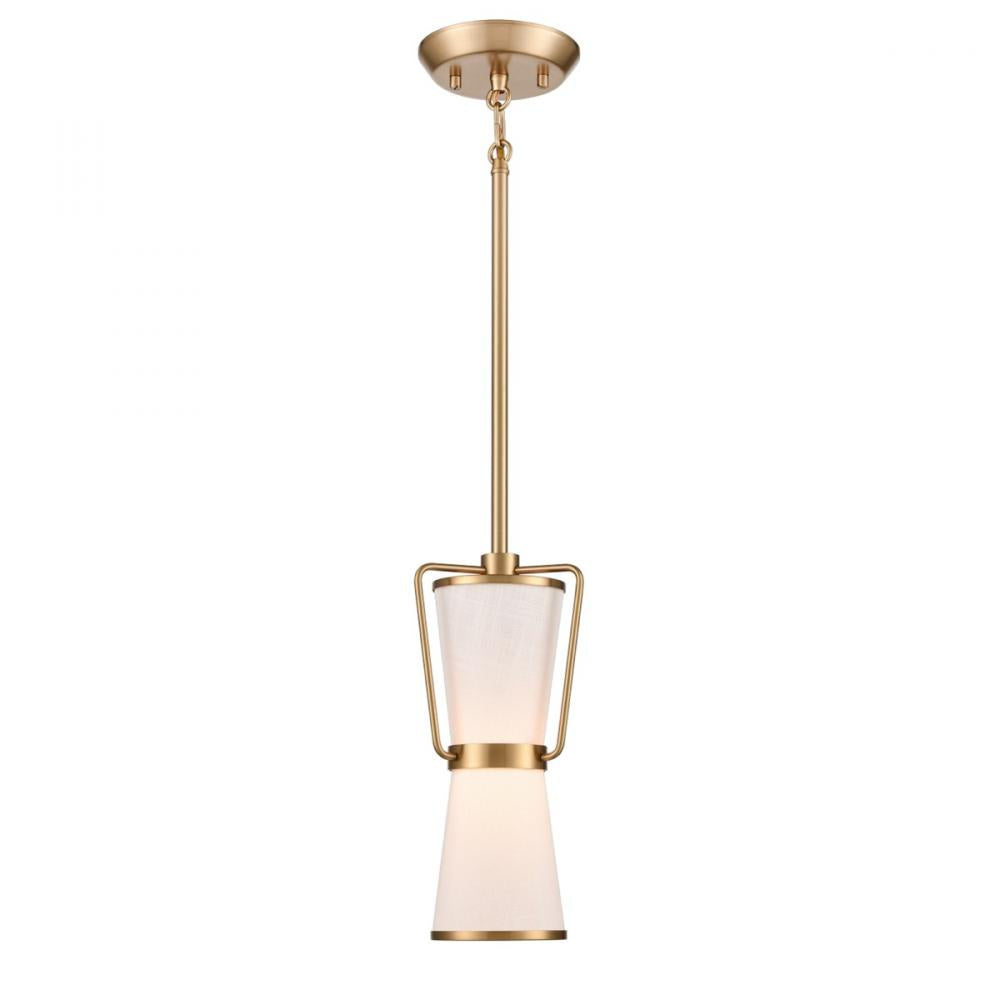 Layla Single Pendant Brushed Brass