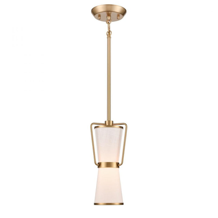 Layla Single Pendant Brushed Brass
