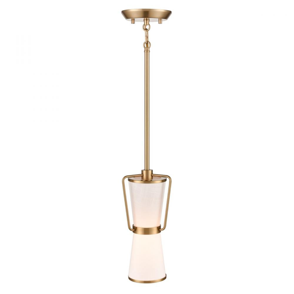Layla Single Pendant Brushed Brass