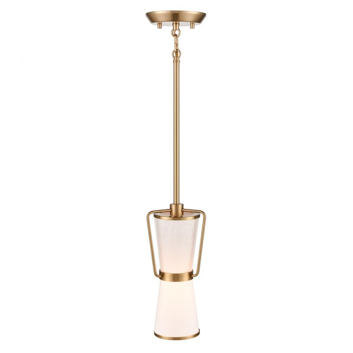 Layla Single Pendant Brushed Brass