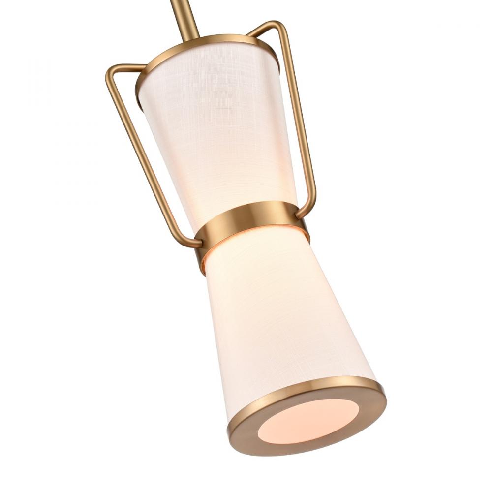 Layla Single Pendant Brushed Brass