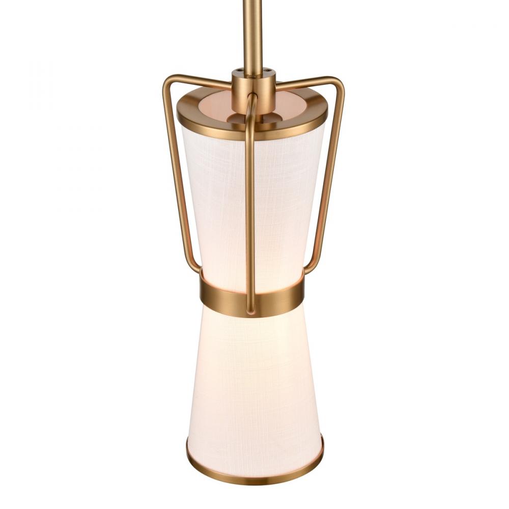 Layla Single Pendant Brushed Brass