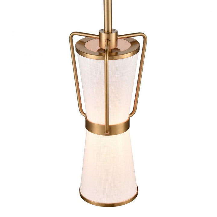 Layla Single Pendant Brushed Brass
