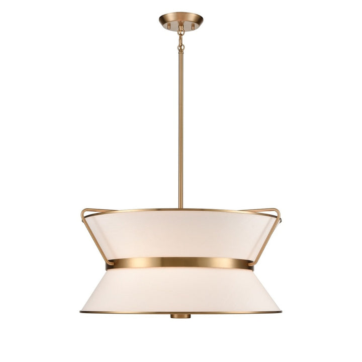 Layla Chandelier 23.5" Diameter Brushed Brass