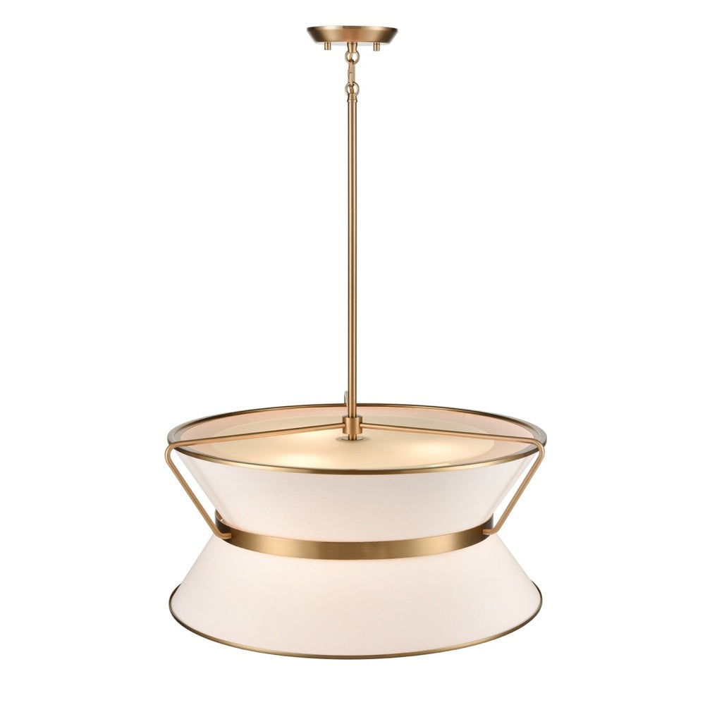 Layla Chandelier 23.5" Diameter Brushed Brass