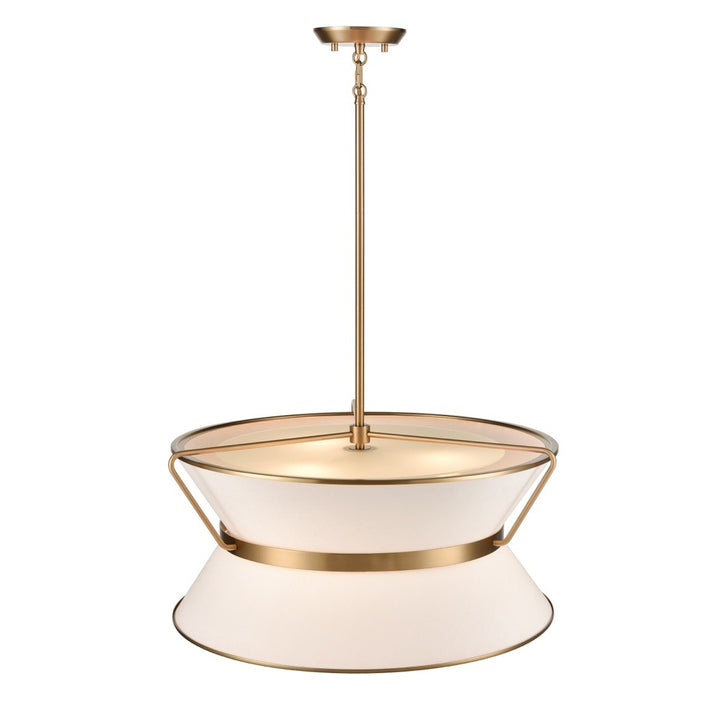 Layla Chandelier 23.5" Diameter Brushed Brass
