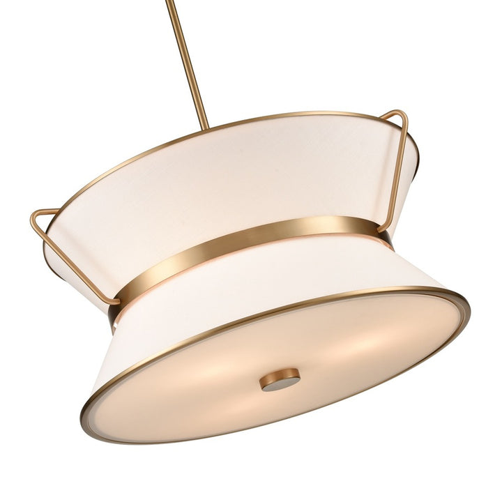 Layla Chandelier 23.5" Diameter Brushed Brass