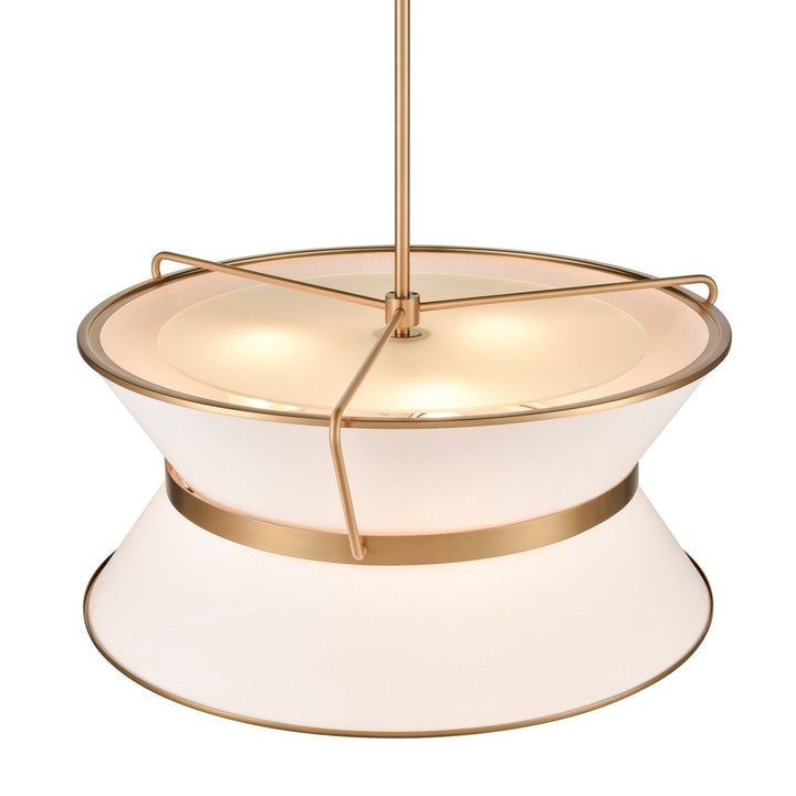 Layla Chandelier 23.5" Diameter Brushed Brass