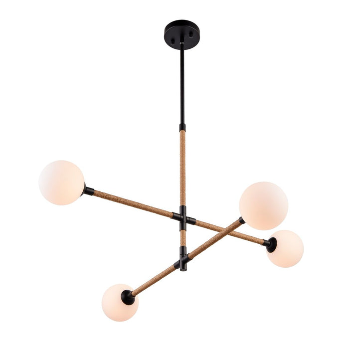 Capilano Collection 4-Light Chandelier Black