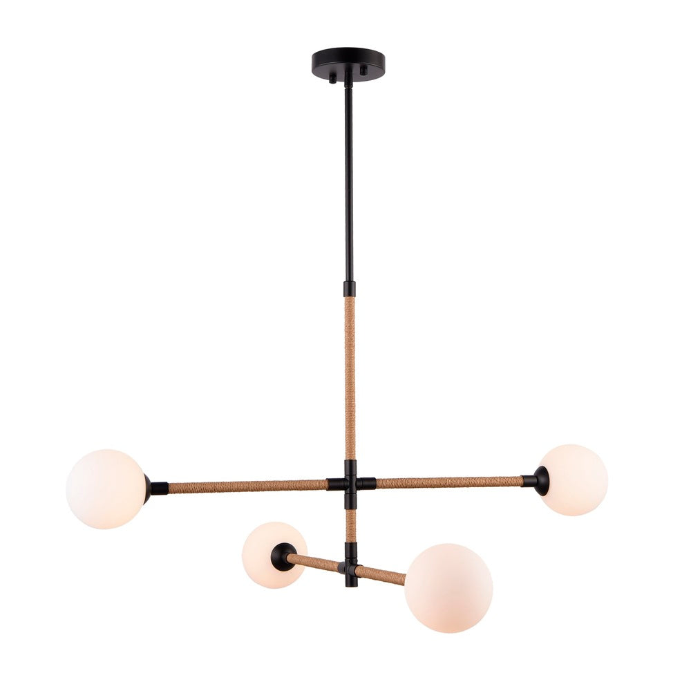 Capilano Collection 4-Light Chandelier Black