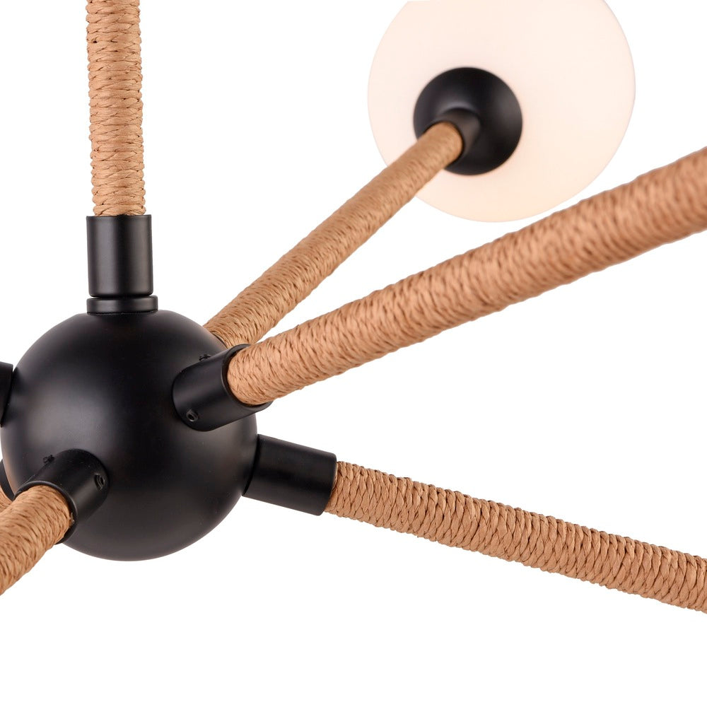 Capilano Collection 6-Light Chandelier Black