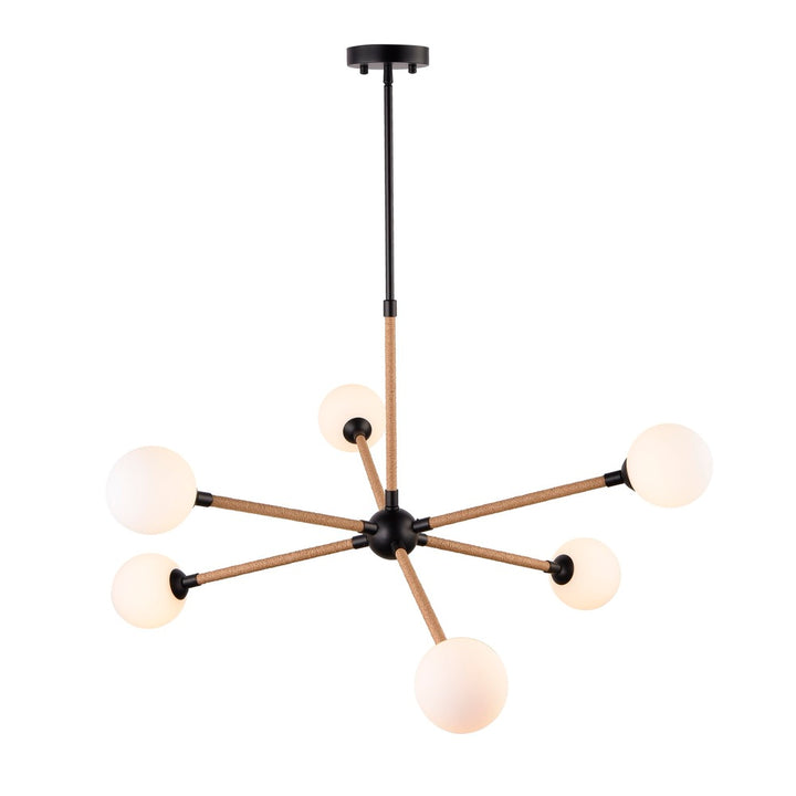 Capilano Collection 6-Light Chandelier Black
