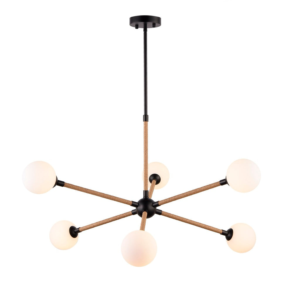 Capilano Collection 6-Light Chandelier Black
