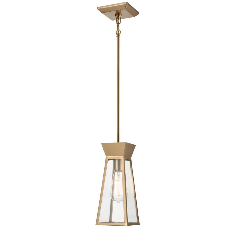 Lucian Single Pendant Brushed Brass