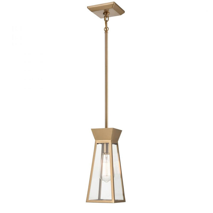 Lucian Single Pendant Brushed Brass