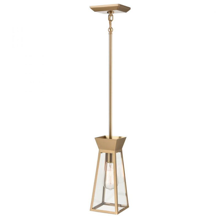Lucian Single Pendant Brushed Brass