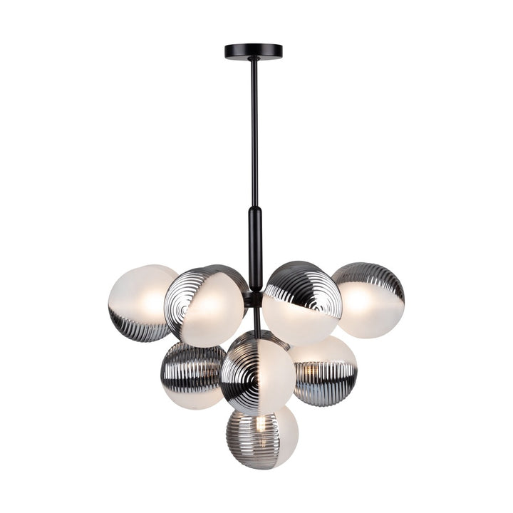 Bolla Collection 13-Light Chandelier Black