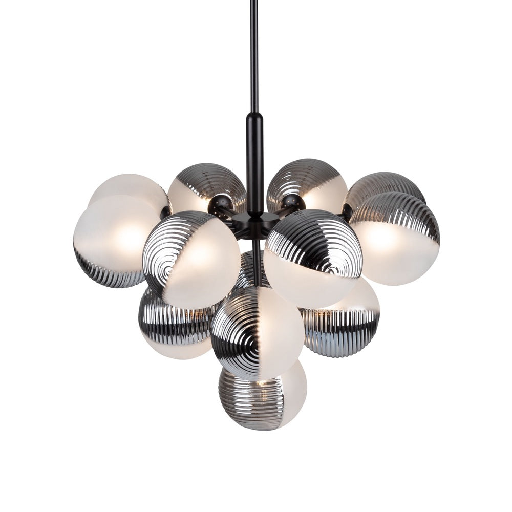 Bolla Collection 13-Light Chandelier Black