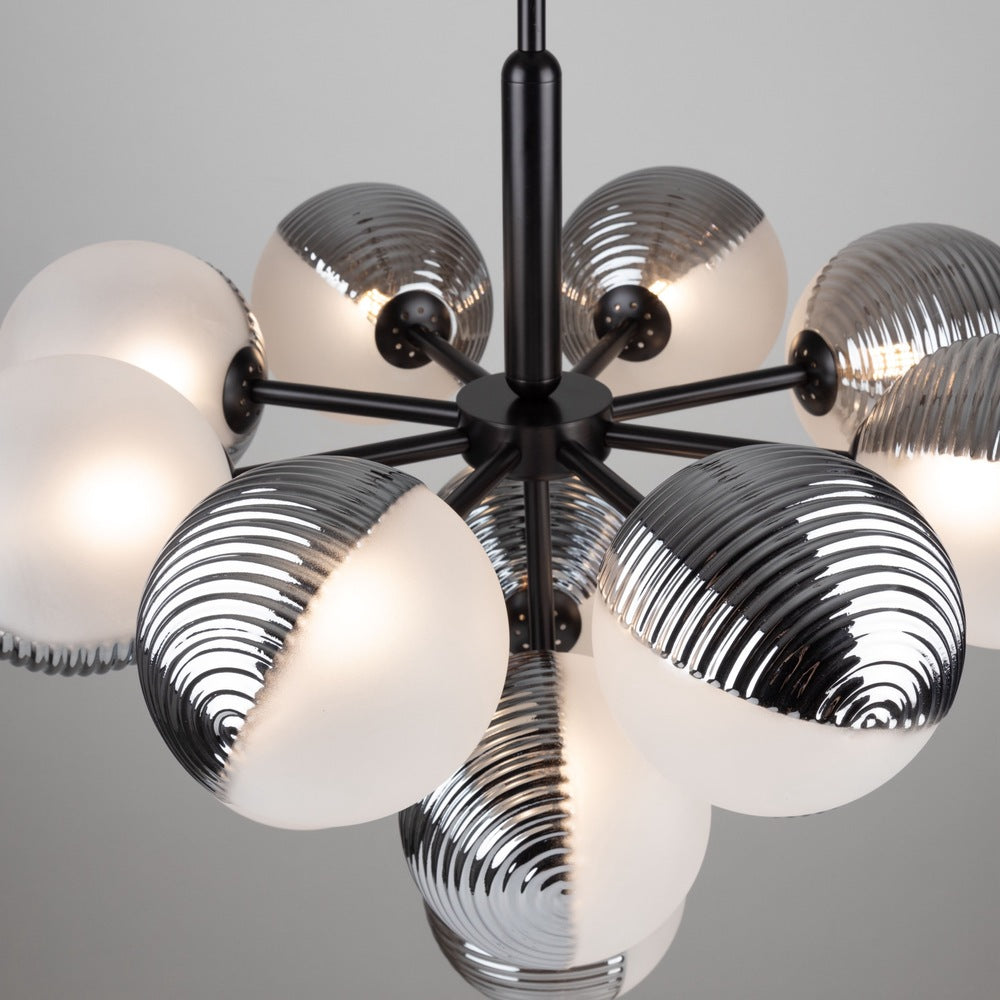 Bolla Collection 13-Light Chandelier Black
