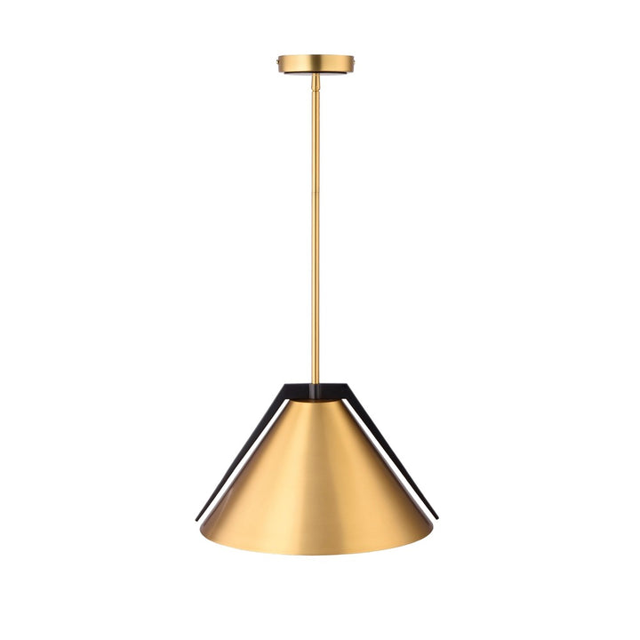 Baltic Collection 1-Light Pendant Brass and black