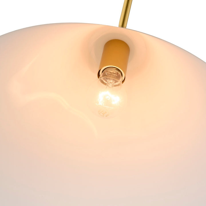 Baltic Collection 1-Light Pendant Brass and black
