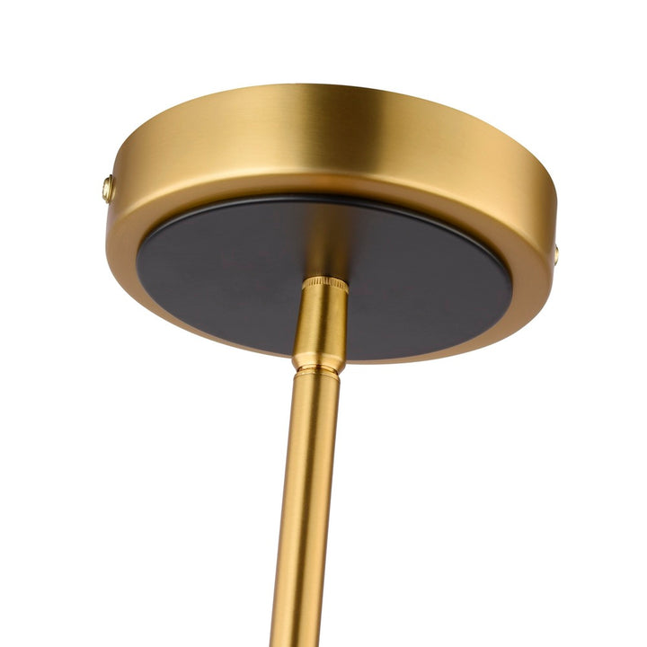 Baltic Collection 1-Light Pendant Brass and black