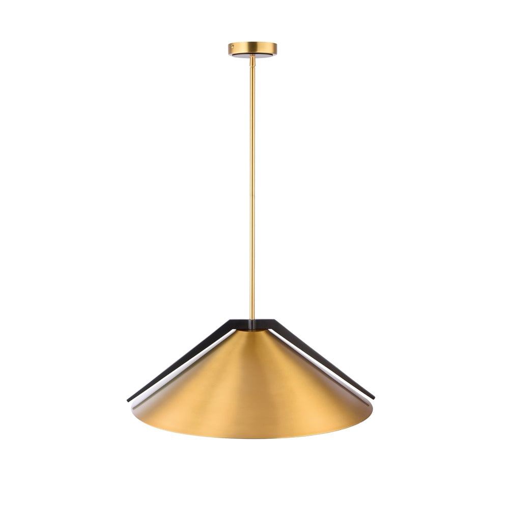 Baltic Collection 3-Light Pendant Brass and black