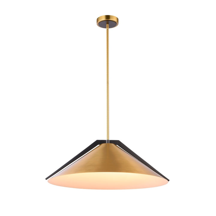 Baltic Collection 3-Light Pendant Brass and black