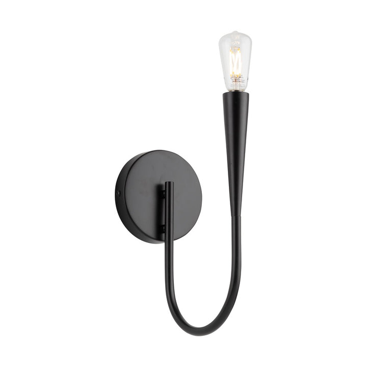 Bronte Collection 1-Light Sconce Black