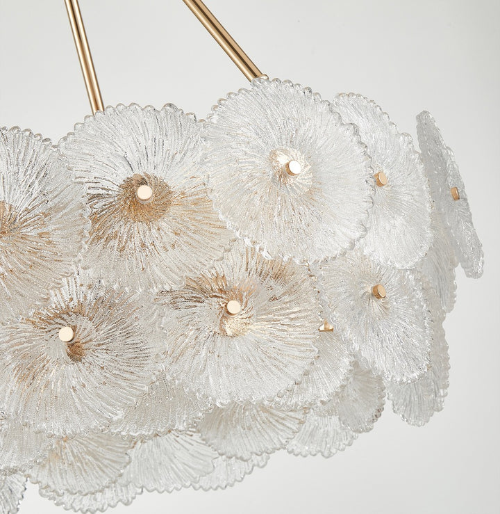 Bloom Collection 15-Light Chandelier Brass