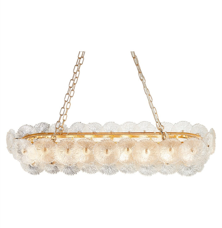 Bloom Collection 18-Light 47.25" Chandelier Brass