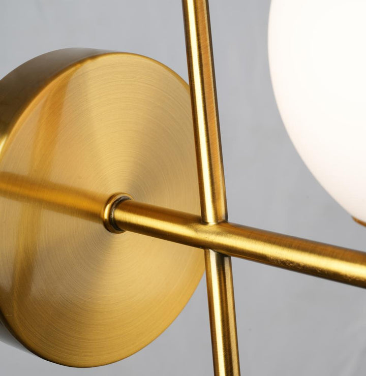 Modena-1-Light Wall Sconce-Plated Brushed Brass