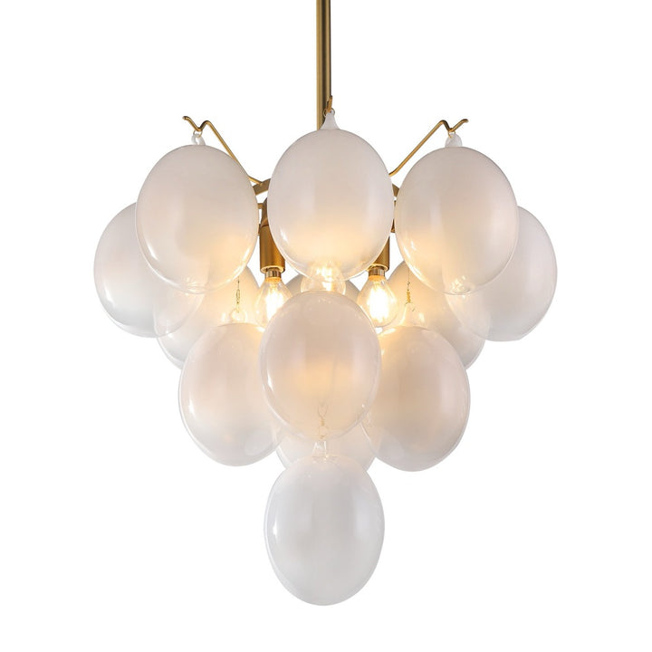Globo Collection 5-Light Chandelier Brass