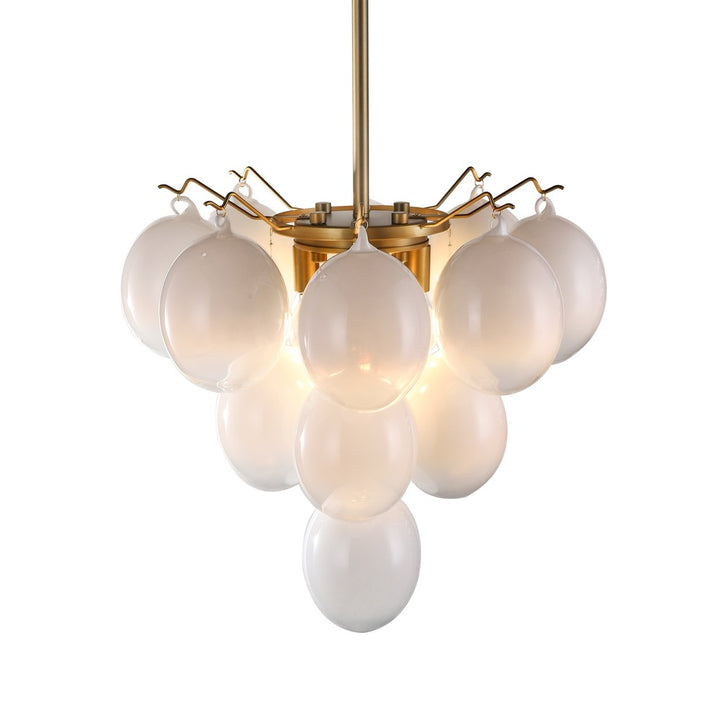 Globo Collection 5-Light Chandelier Brass