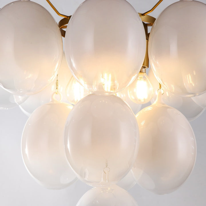 Globo Collection 5-Light Chandelier Brass