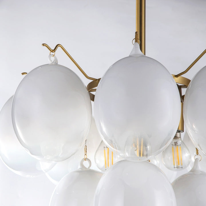 Globo Collection 5-Light Chandelier Brass