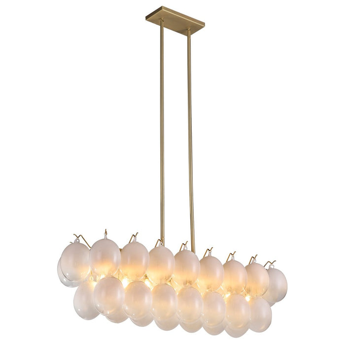 Globo Collection 8-Light Island/Pool Table Brass