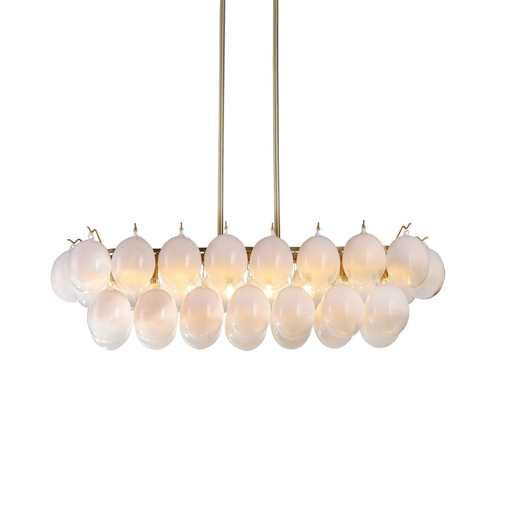 Globo Collection 8-Light Island/Pool Table Brass