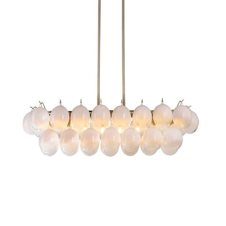 Globo Collection 8-Light Island/Pool Table Brass