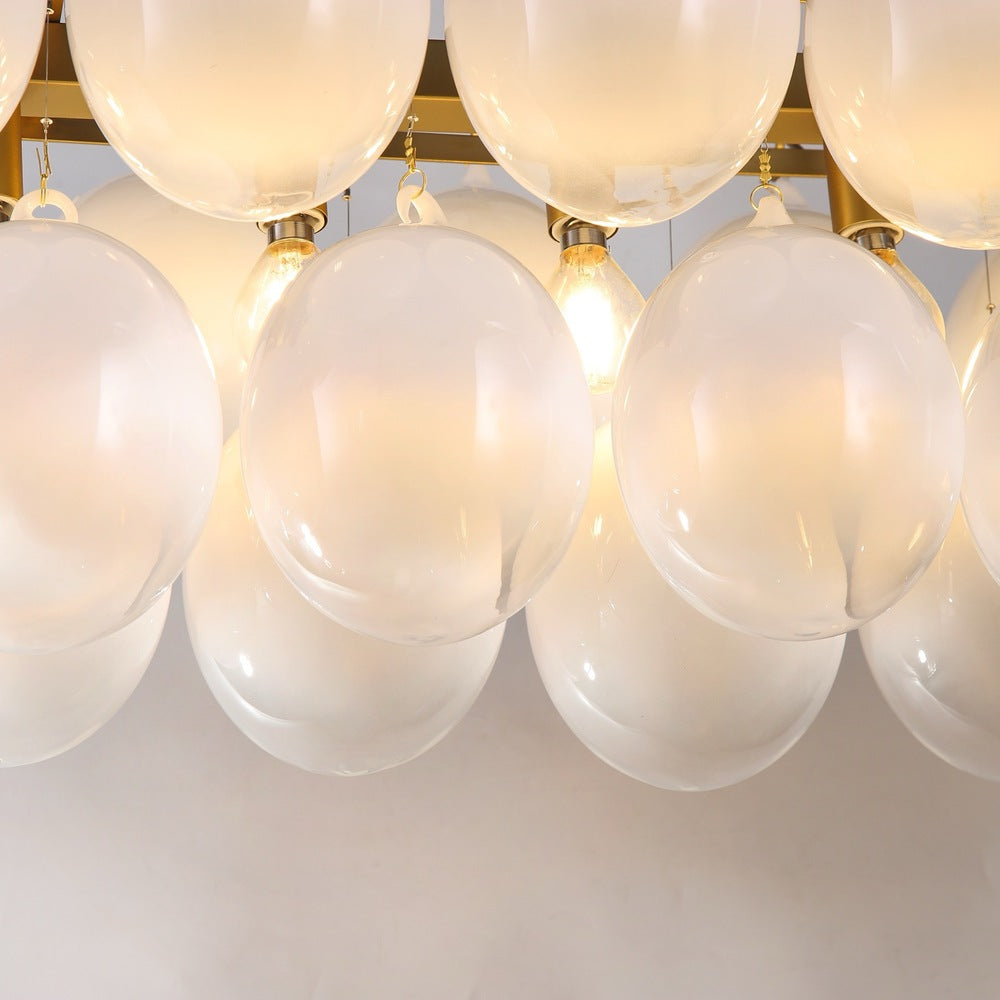 Globo Collection 8-Light Island/Pool Table Brass