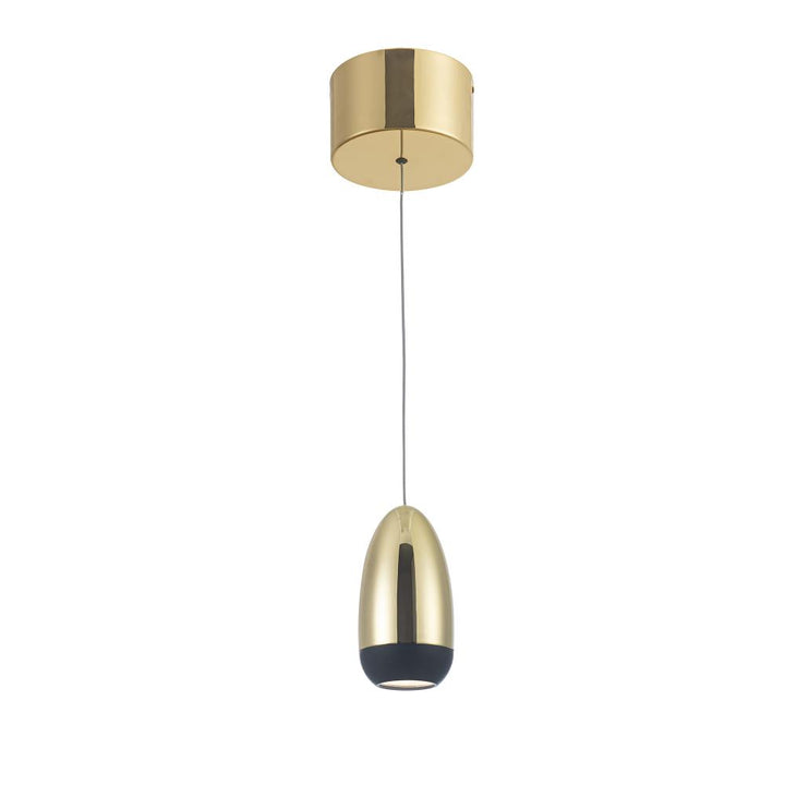 Royal Pearl Collection Integrated LED Pendant, Gold
