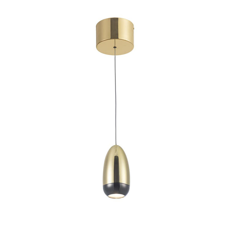 Royal Pearl Collection Integrated LED Pendant, Gold