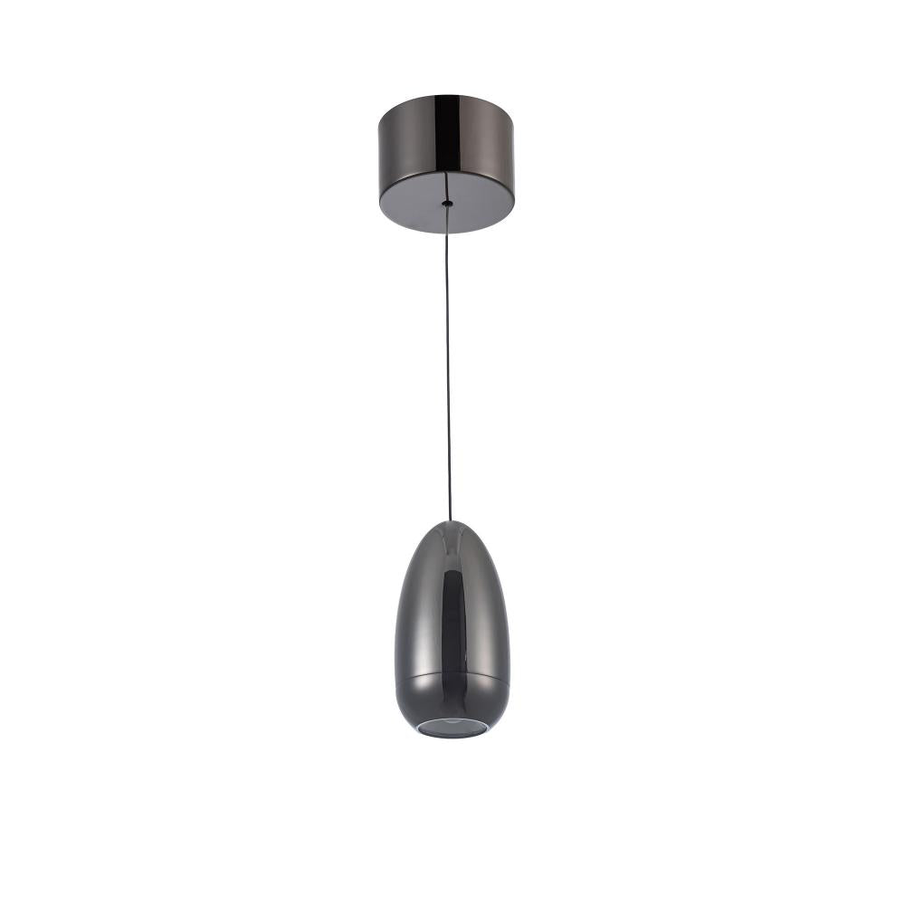 Royal Pearl Collection Integrated LED Pendant, Gun Metal